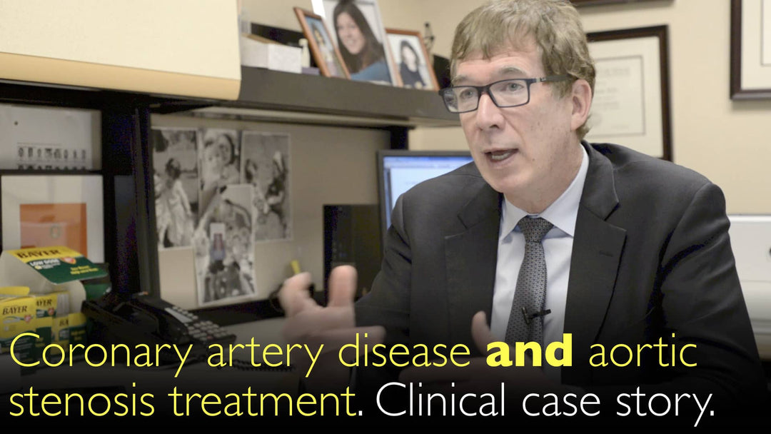 מחלת עורקים כליליים וטיפול בהיצרות מסתם אבי העורקים. גבר בן 85. החלפת מסתם אבי העורקים בצנתור (TAVI). מקרה קליני. 11