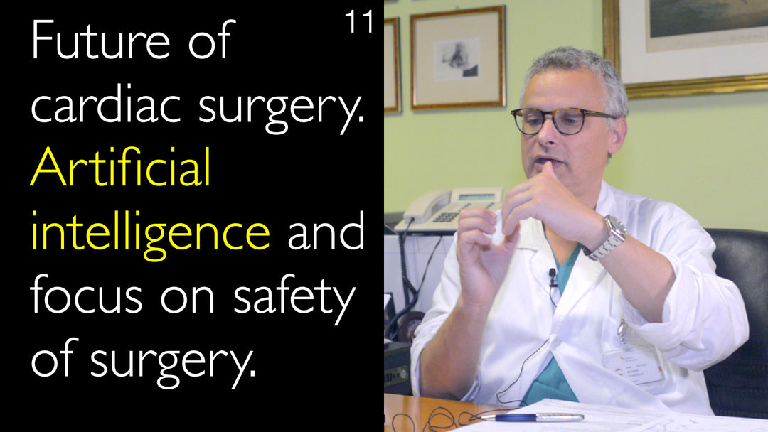 Future of cardiac surgery. Artificial intelligence and focus on safety of surgery. 11