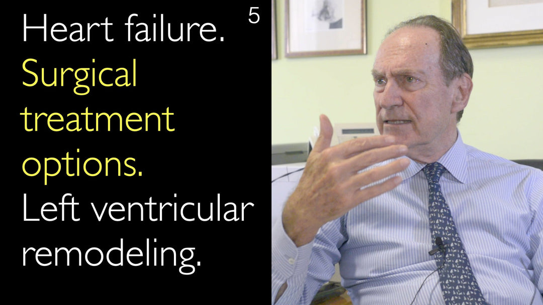 Heart failure. Surgical treatment options.  Left ventricular remodeling. 5