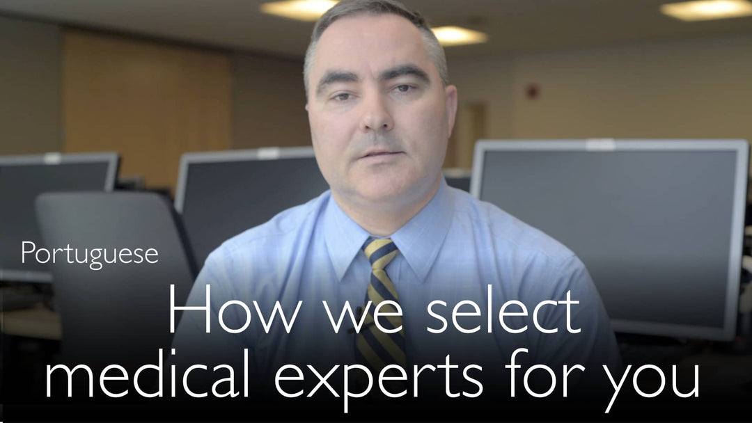 Portuguese. How do we select medical experts?